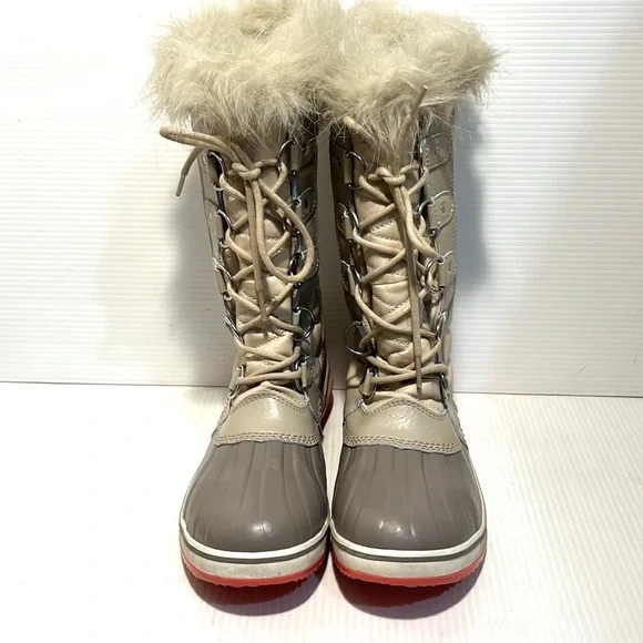 SOREL TOFFINO II Waterproof Quilted Faux Fur Cuffs Lace Up Winter Snow Boots 9.5 - Picture 3 of 16